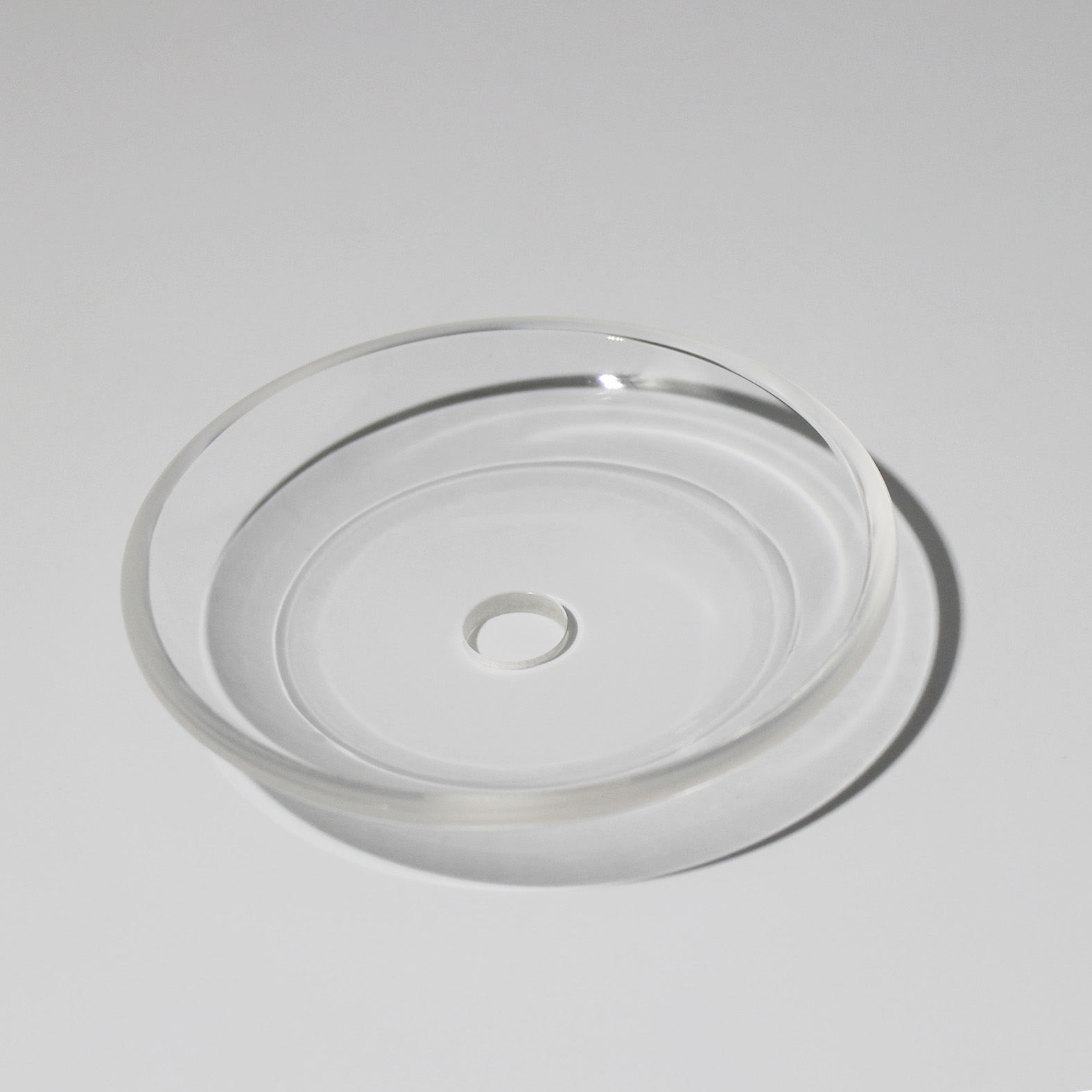 Customized Dome lens with Hole Diameter 78mm Glass Dome Port