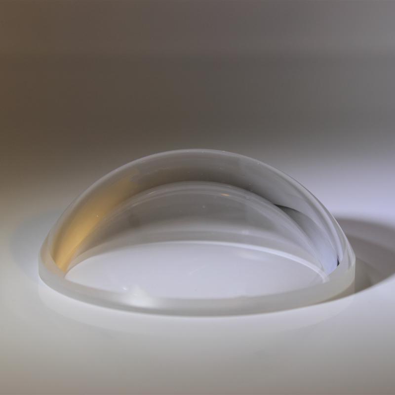 Diameter 78mm optical glass dome lens for underwater camera
