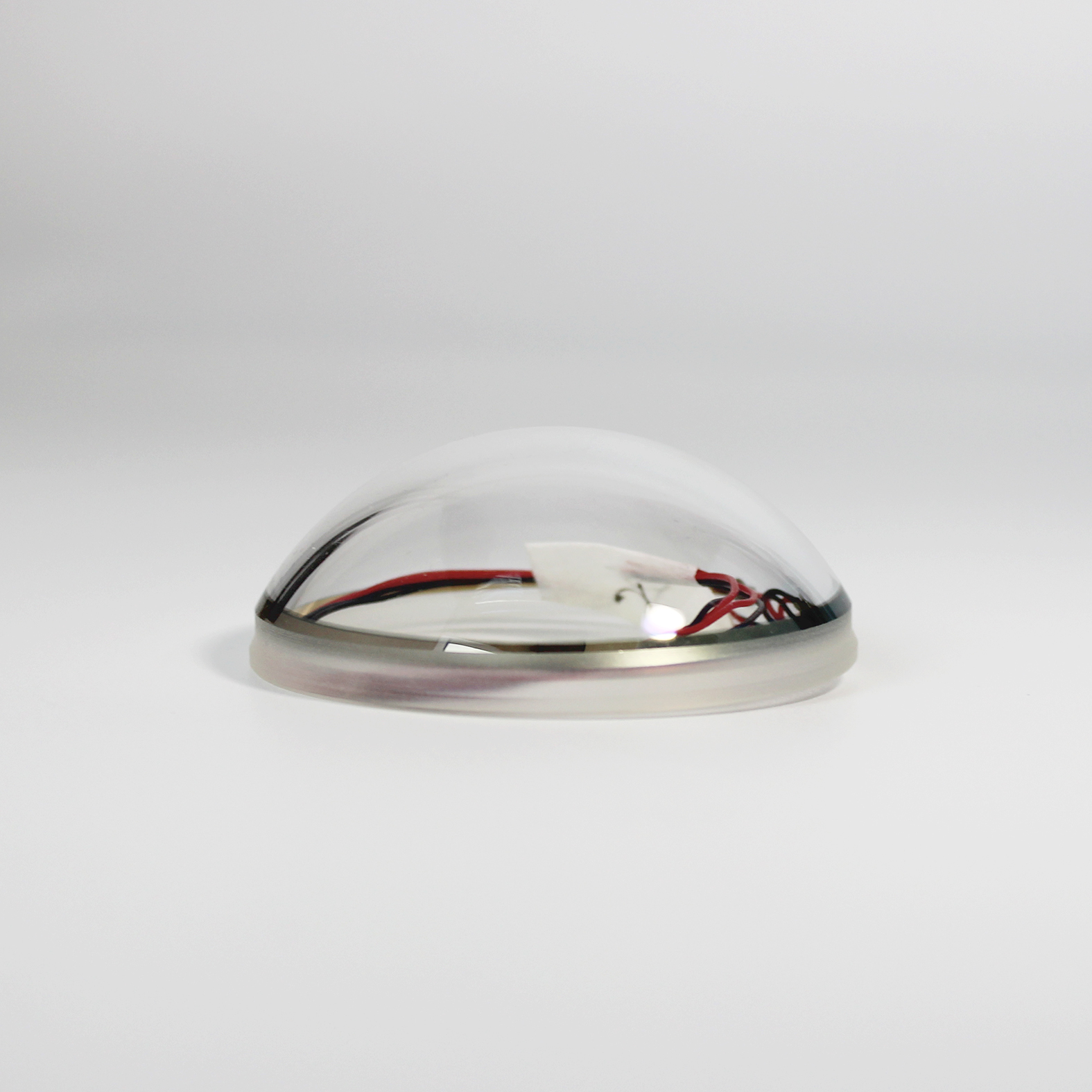 Gold Coating Optical Glass Dome Half Ball Dome Hemisphere Glass Lens for Aerospace