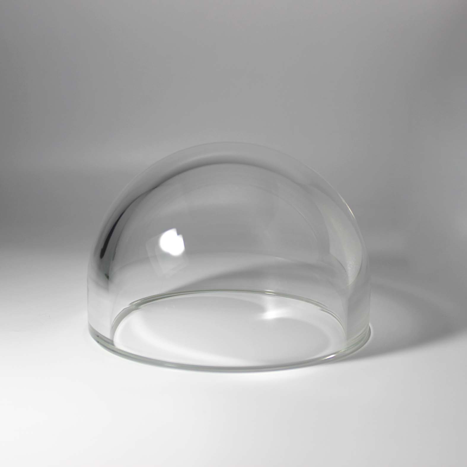 Custom Diameter 132mm K9 Glass Hyper Hemispherical Dome