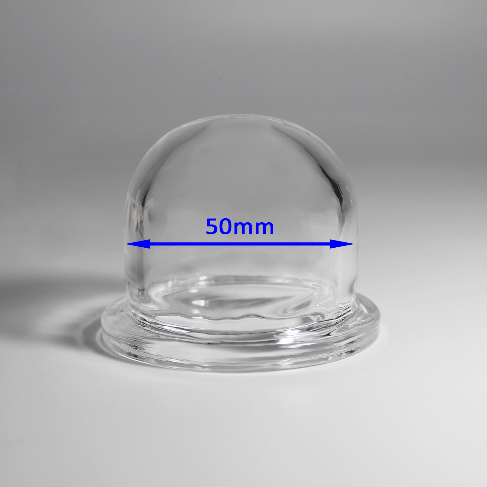 Underwater Camera Customized Optical Quartz Glass Flange Hyper Hemispherical Dome Ports Lens