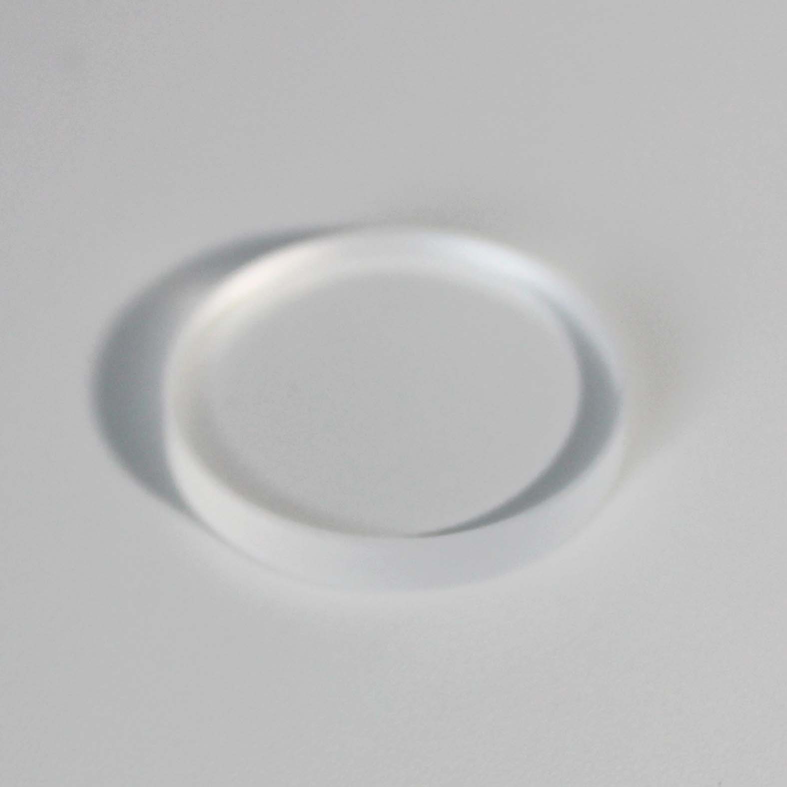 Highly Transparent Clear Round UV Quartz Glass Sheet JGS1 Optical Window