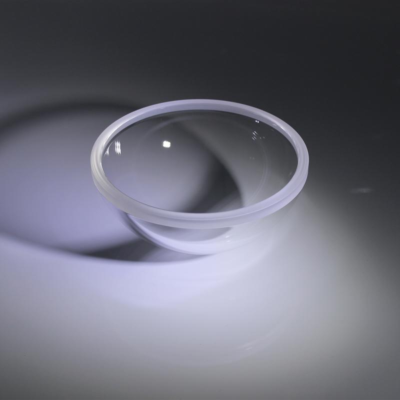 Diameter 127mm Dome Lens with Grinded Edge | VY Optoelectronics Co.,Ltd.