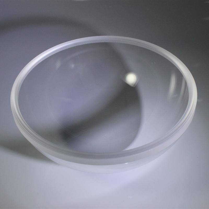 Diameter 145 mm dome lens with lips