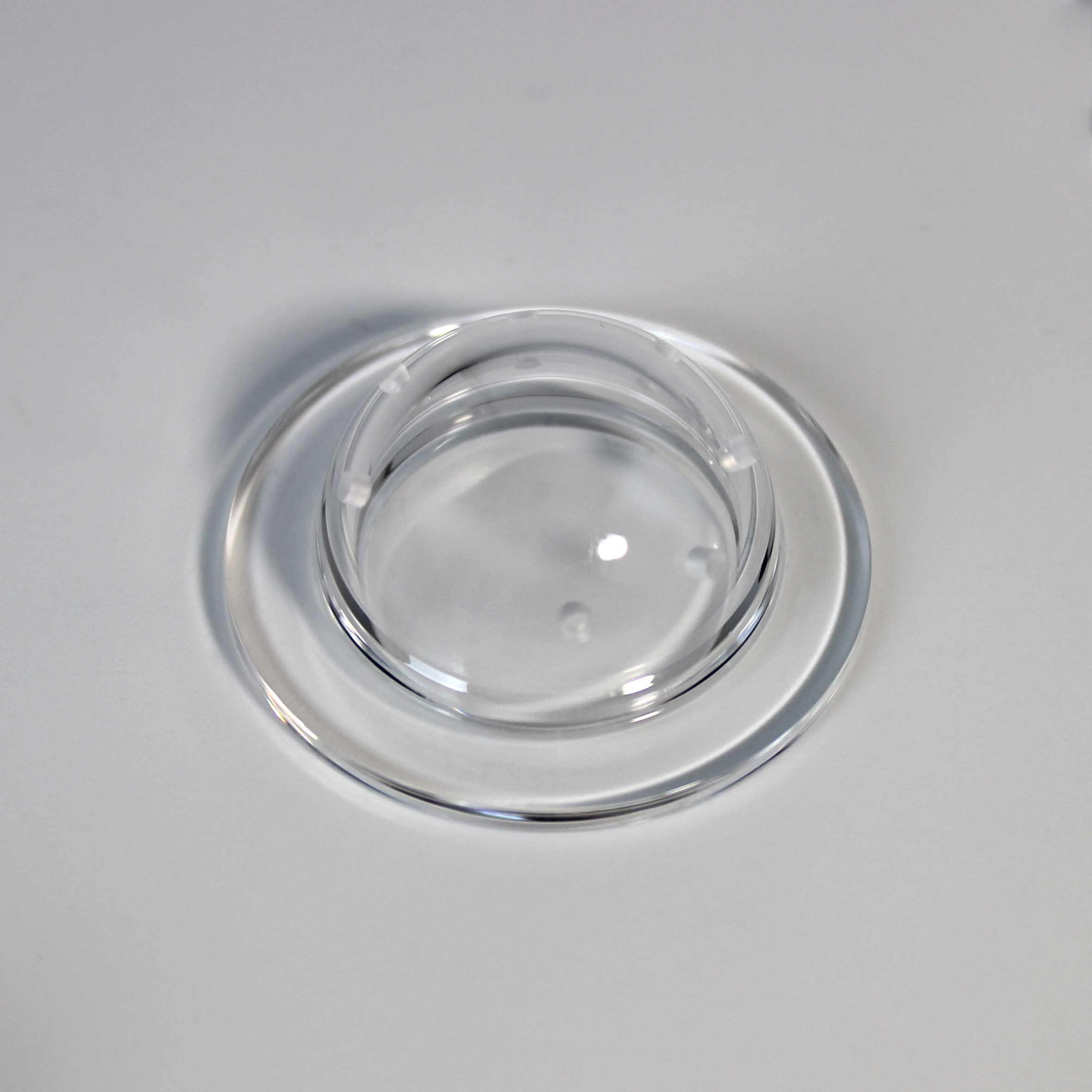 Wholesale price custom fused silica optical dome lens with holes
