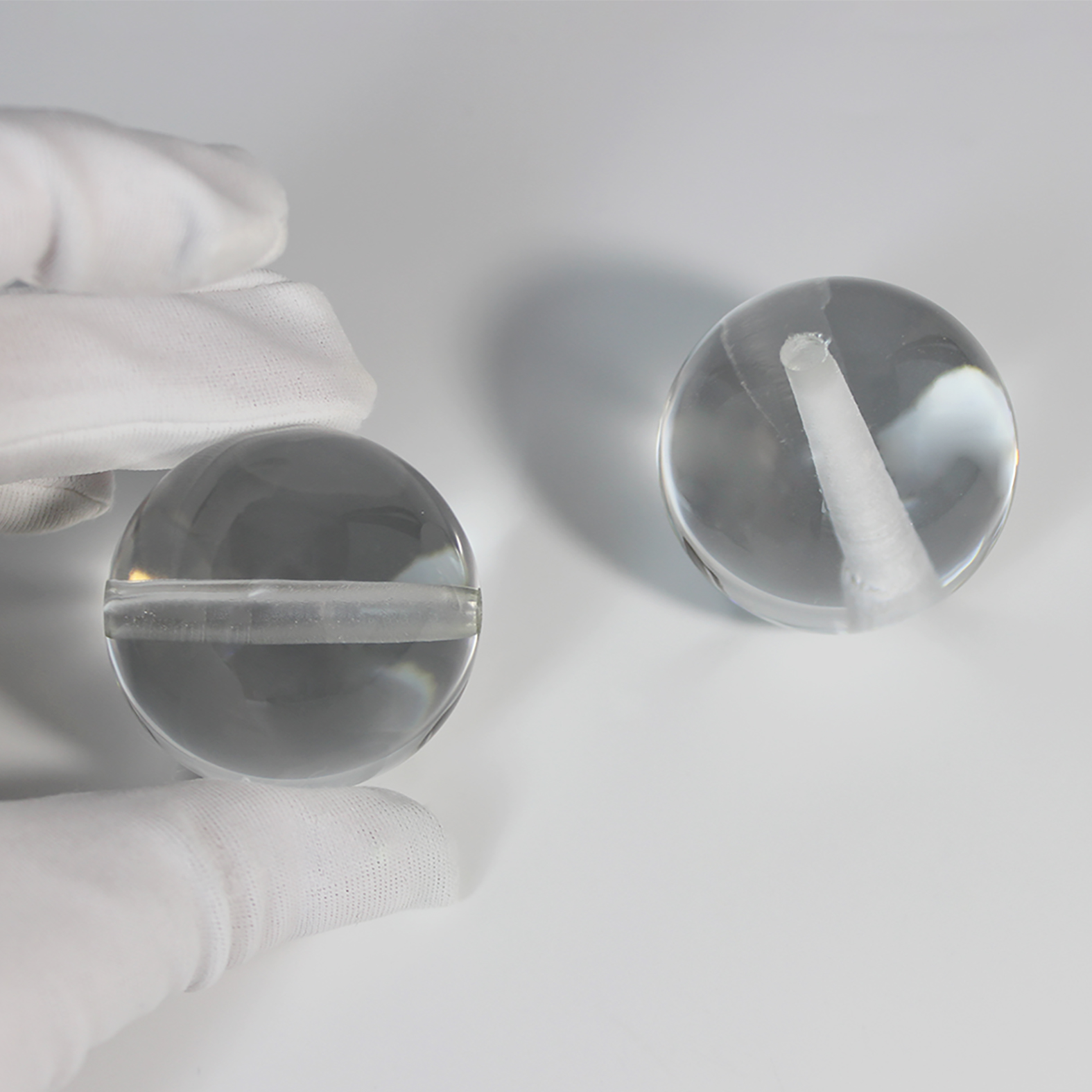 Customized Optical Glass Custom Ball Lenses with hole