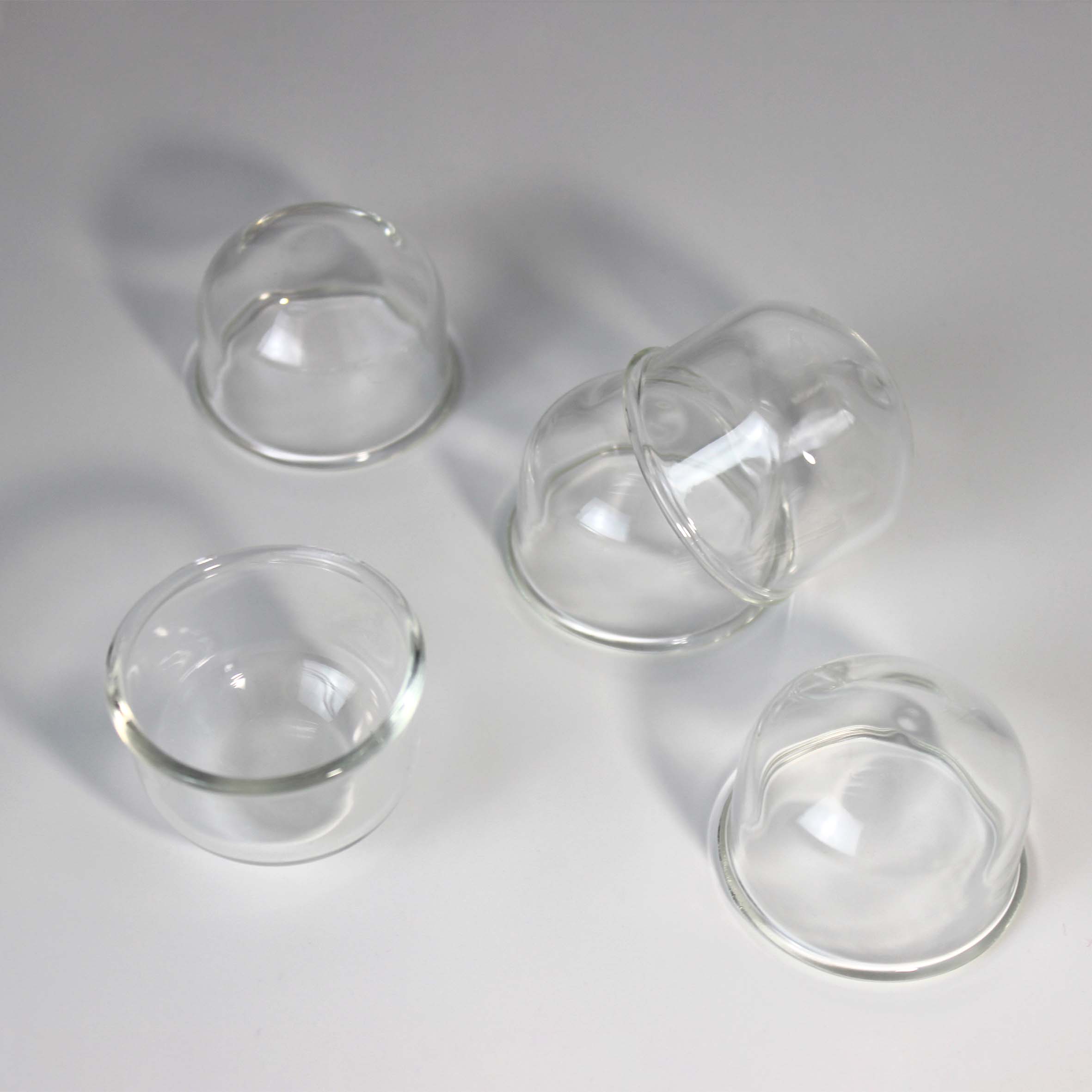 Spherical Optical Quartz Borosilicate Glass Camera Used Flange Dome