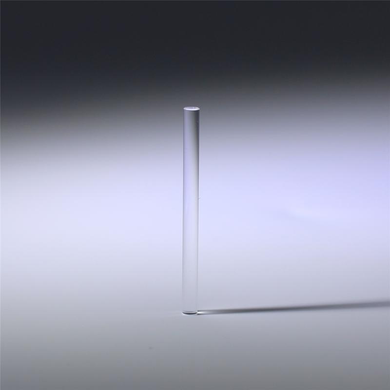 Optical glass light guide rod lens