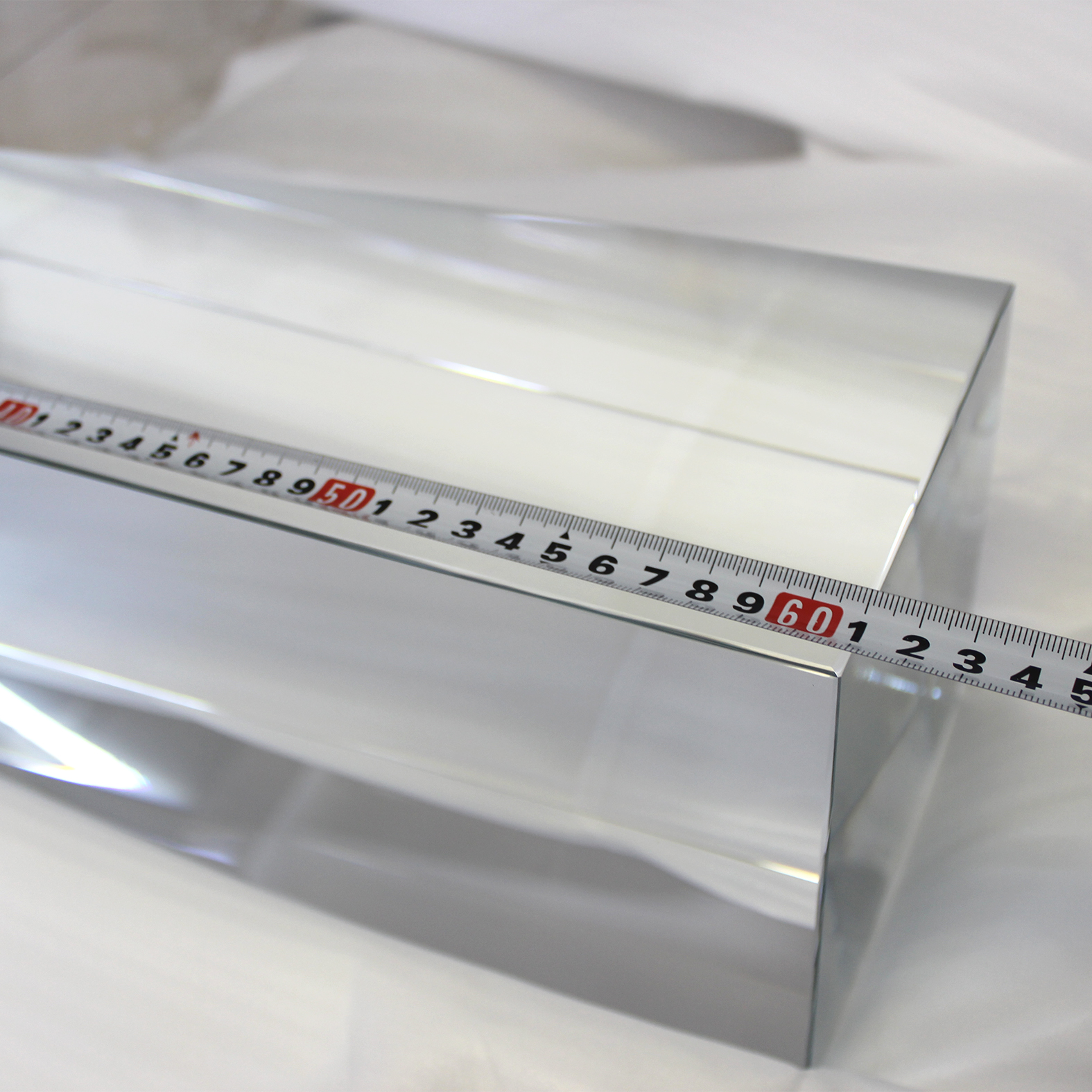 China supplier optical glass cuboid prism custom length 6096mm bk7 prism
