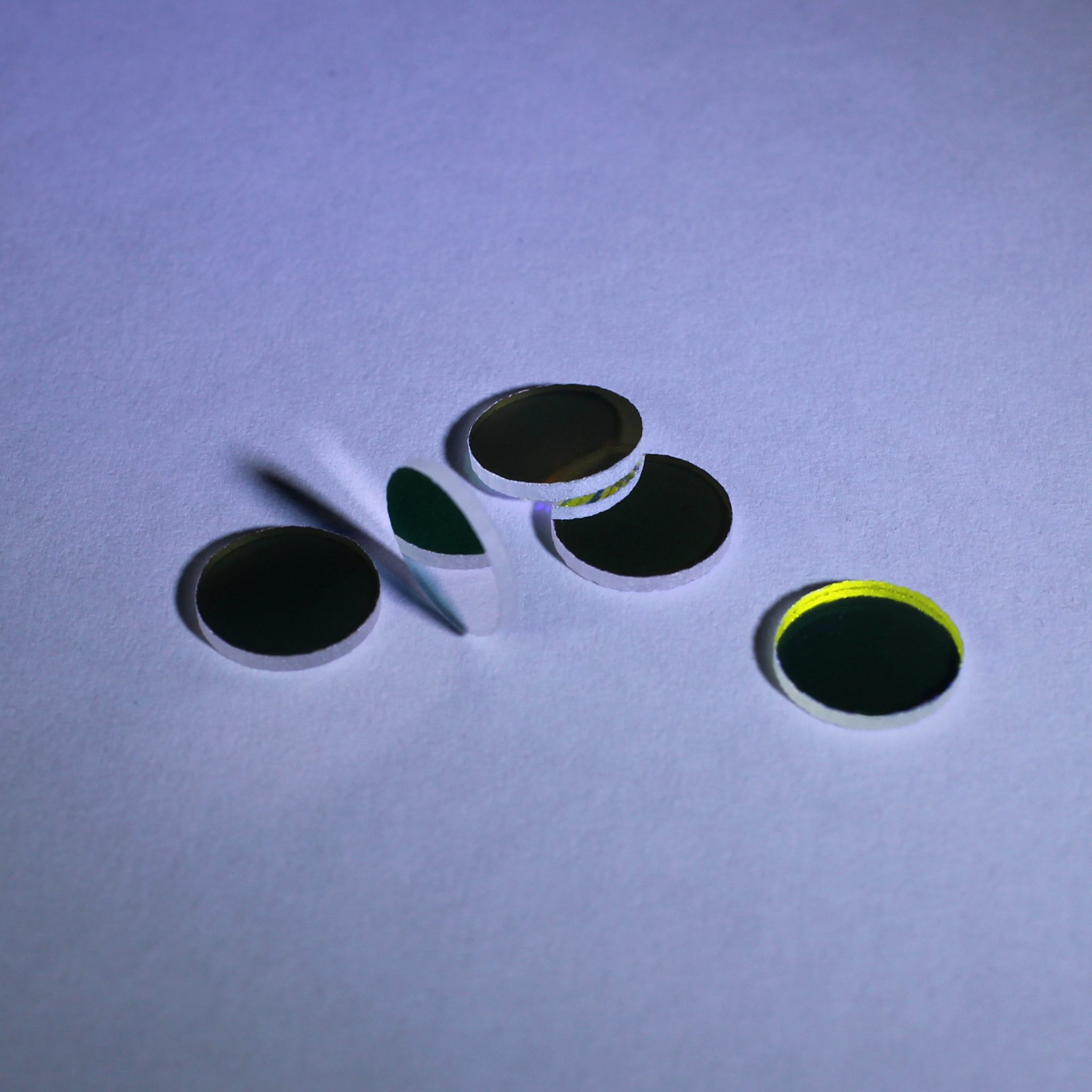 Customized optical glass filter green red NIR triple bandpass filters ...