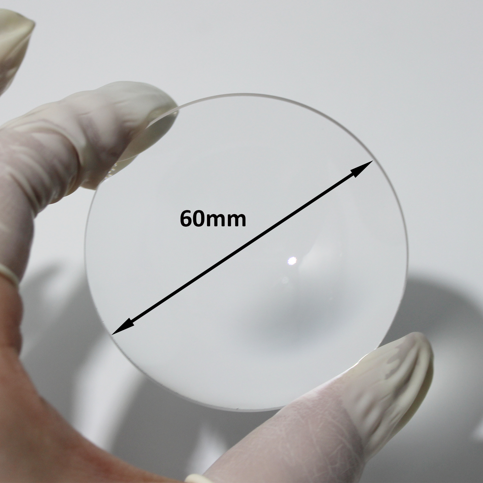 Lentille Plano Convex Diamètre 12mm Focal 11.6mm Verre Optique K9 BK7