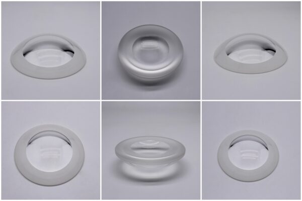 Optical Grade BK7 Glass Dome Lens 95.5mm Diameter 18mm Thickness