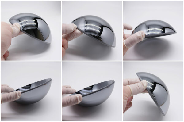 Silicon dome lens used in IR cameras, LiDAR, and optical imaging devices