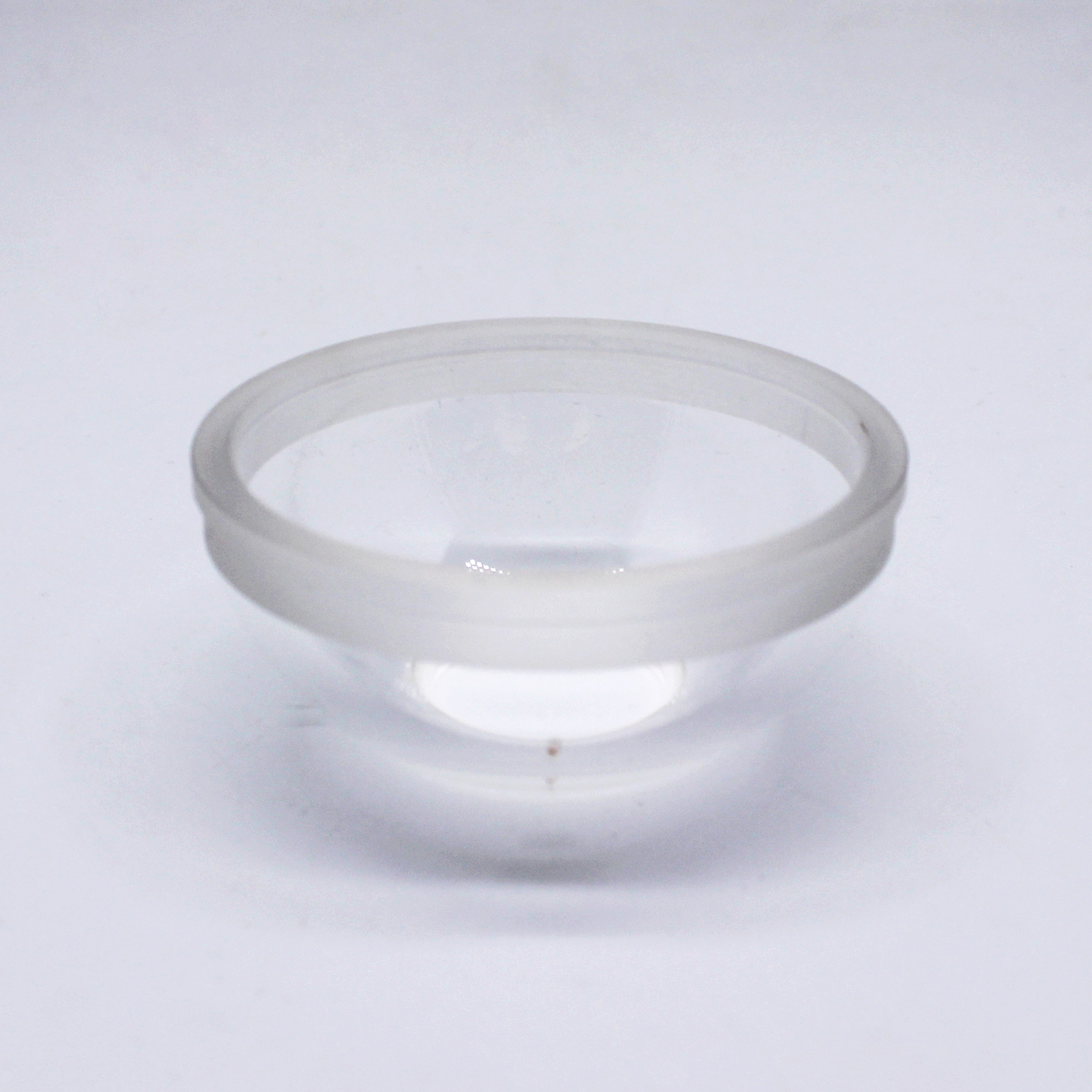 Custom blind hole glass dome for optical sensor protection