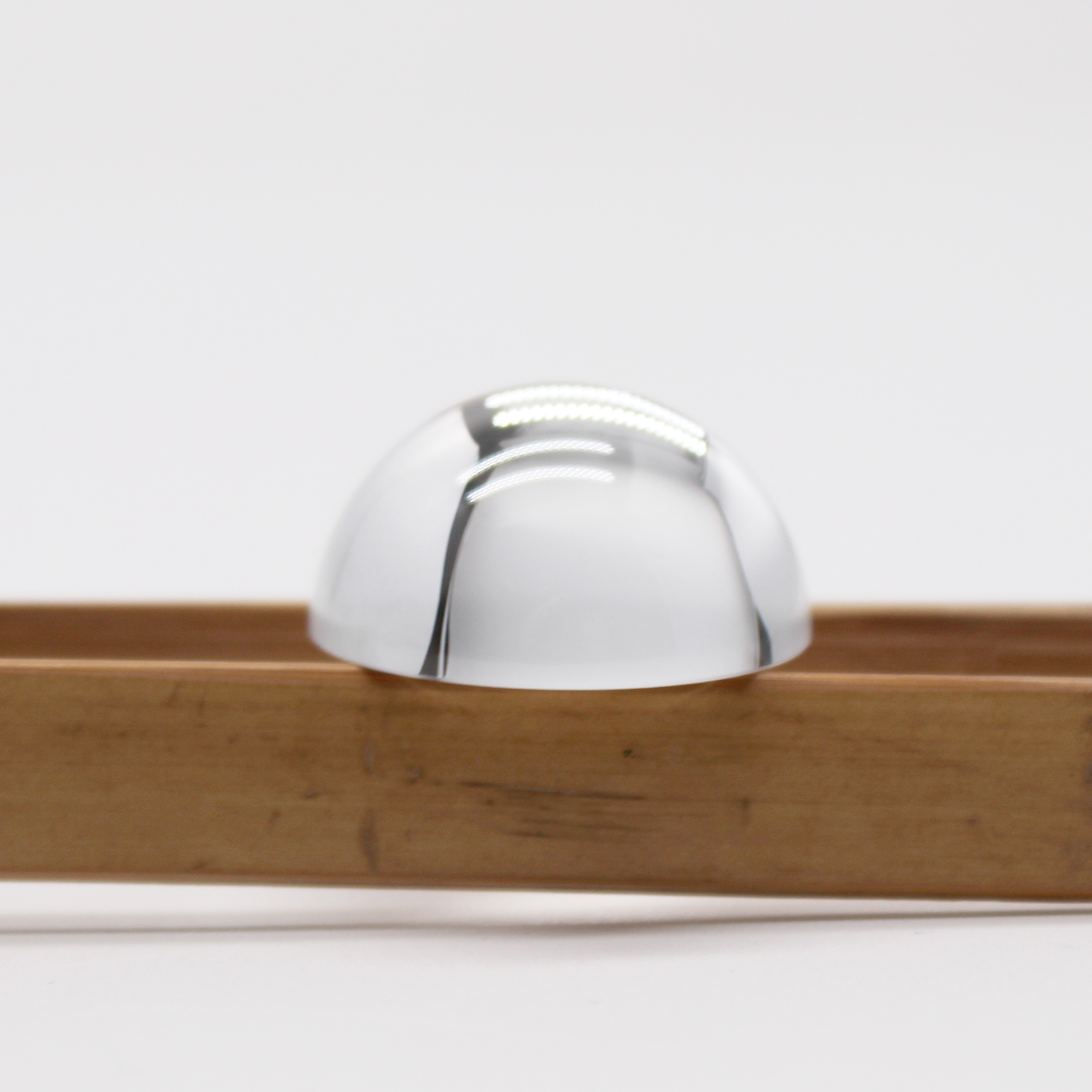 High precision sapphire half ball lens for optical applications