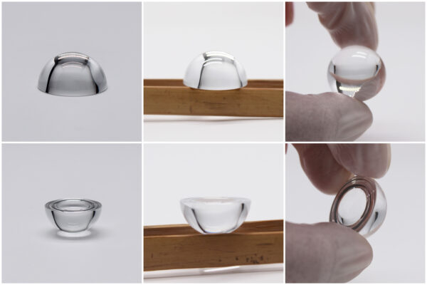 High precision sapphire half ball lens for optical applications