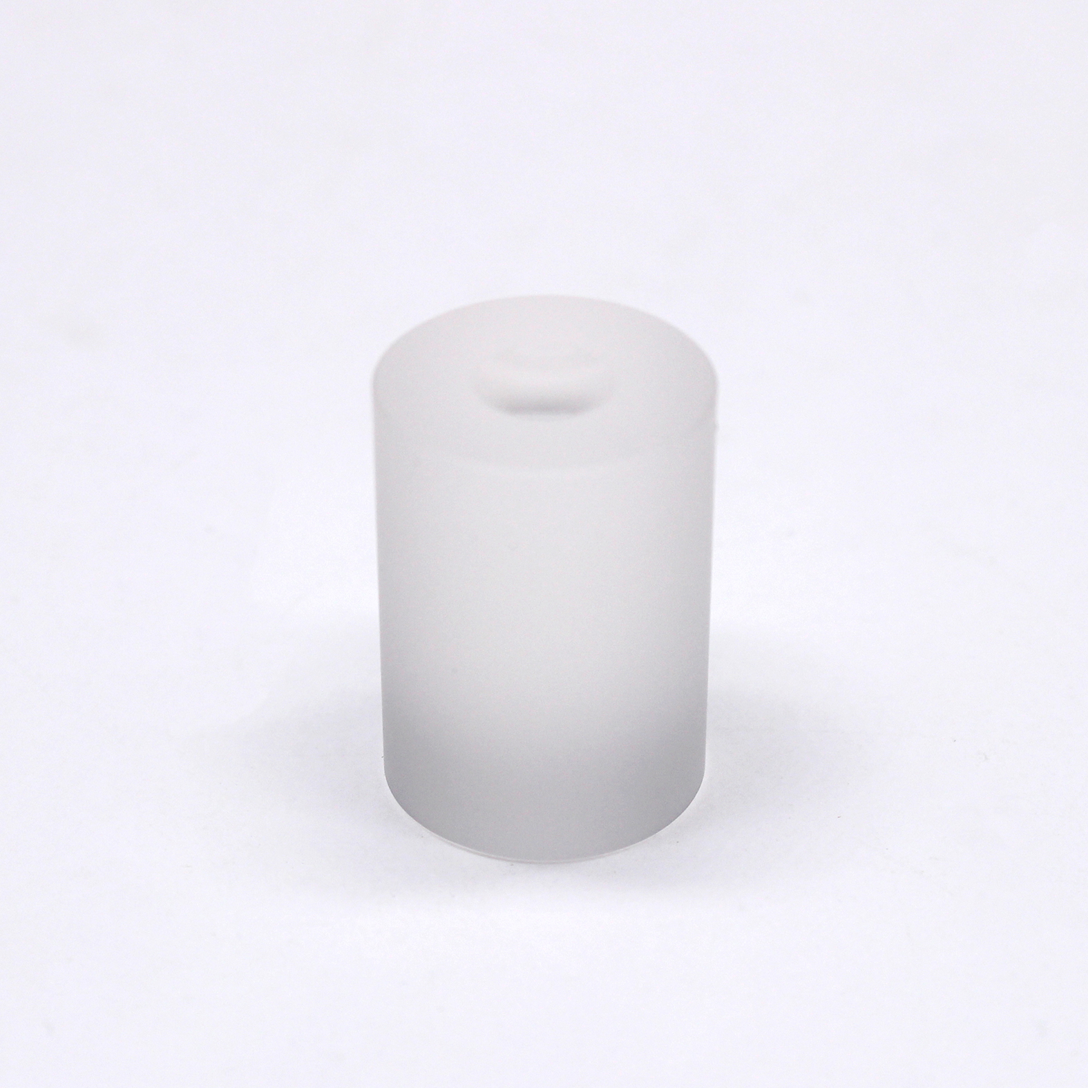 Custom fused quartz round block optical component, high purity precision machined
