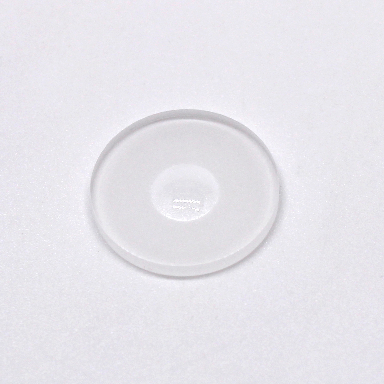 Custom machined quartz round block used in optical and semiconductor applications