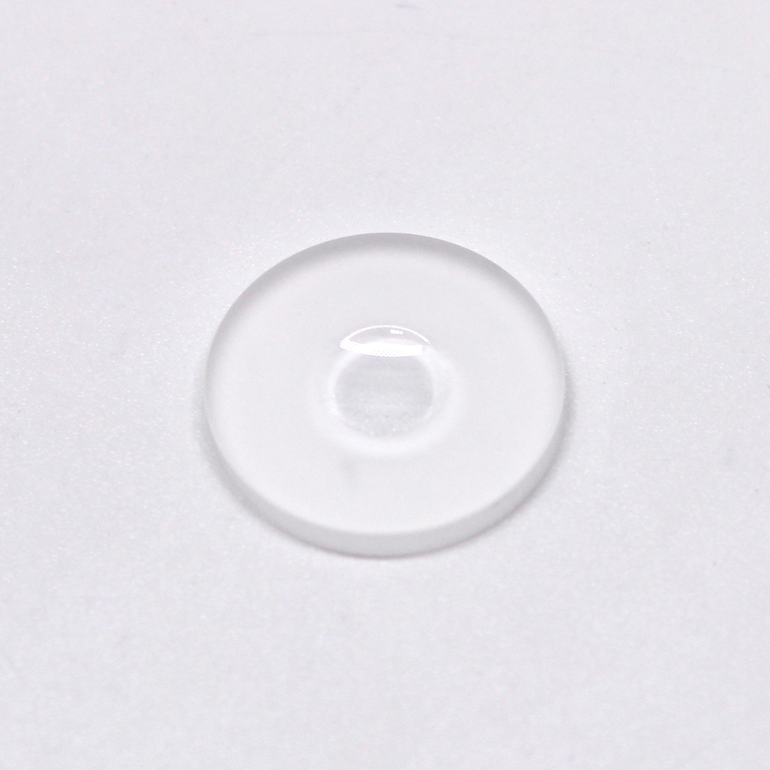Custom machined quartz round block used in optical and semiconductor applications