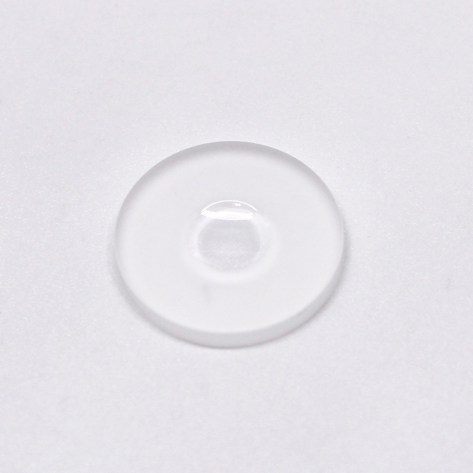 Custom machined quartz round block used in optical and semiconductor applications
