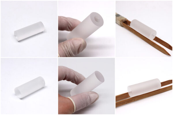 optical quartz round block for precision optical components