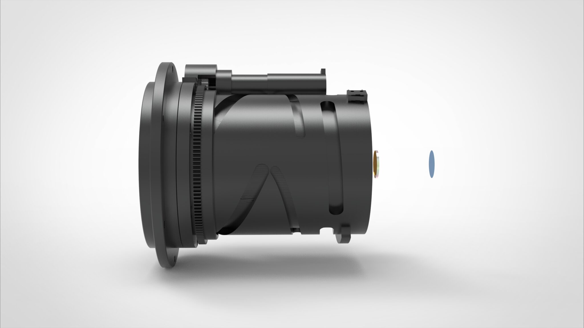 Athermal Continuous Zoom Optical Lens Assembly