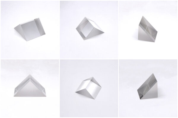 High precision optical glass Right Angle Prism made of BK7 for 90 degree beam deviation in laser and imaging systems