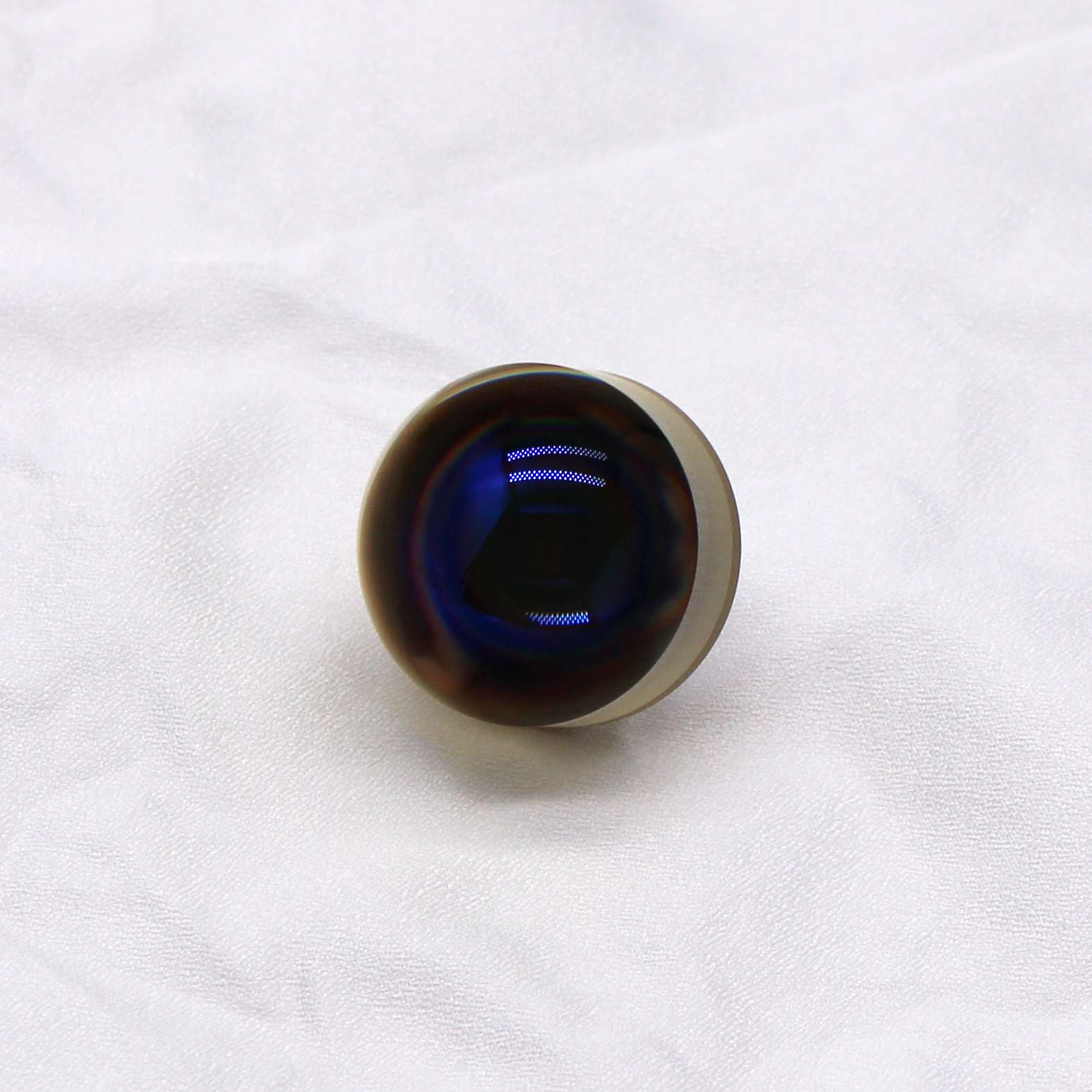 optical glass Cat’s Eye reflector made of H ZLaF90 material diameter 29mm with high index and stable retroreflection