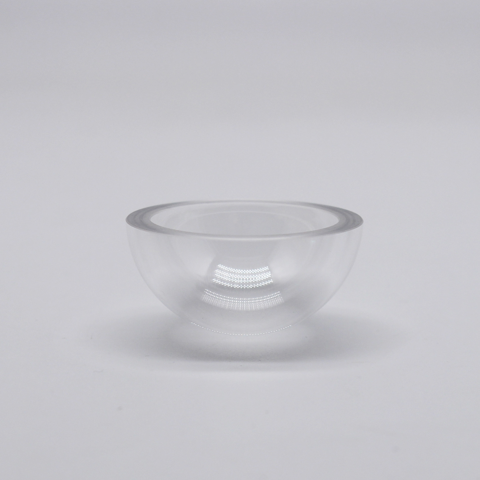 Optical sapphire dome lens with high hardness and infrared transmission for sensor protection