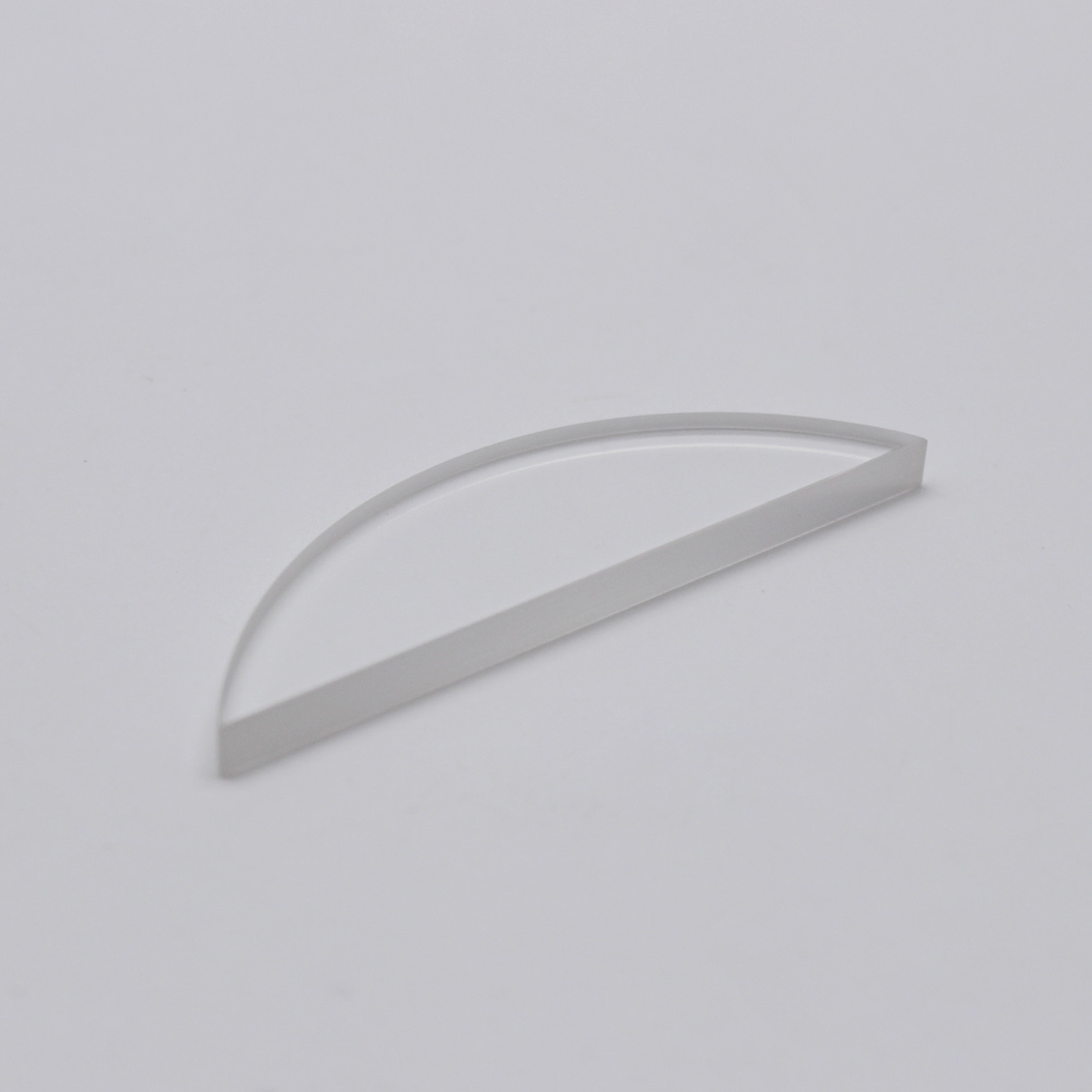 CaF2 arched optical window made of calcium fluoride for UV and infrared applications
