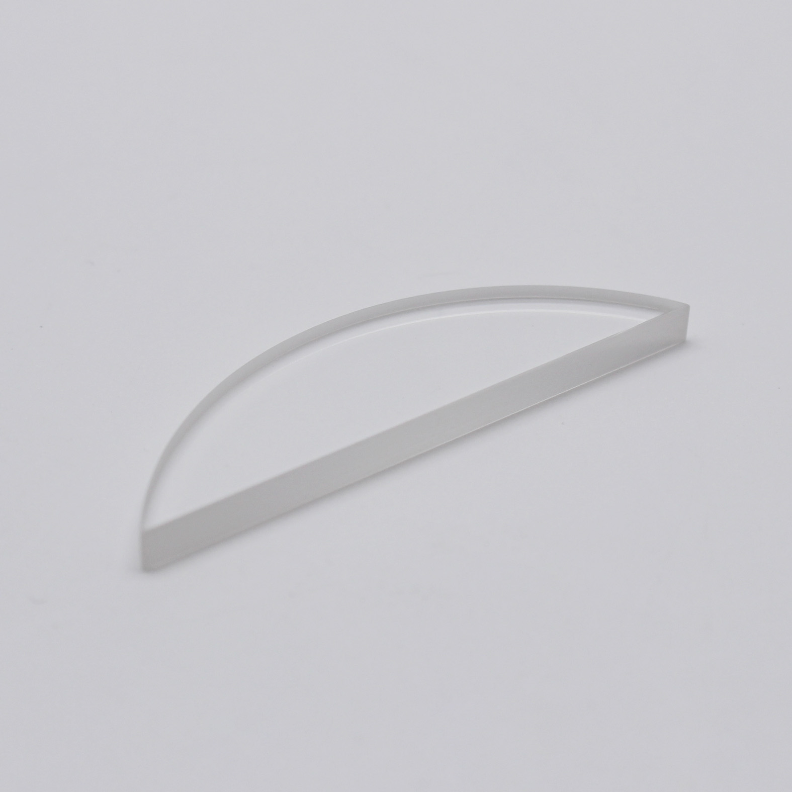 CaF2 arched optical window made of calcium fluoride for UV and infrared applications