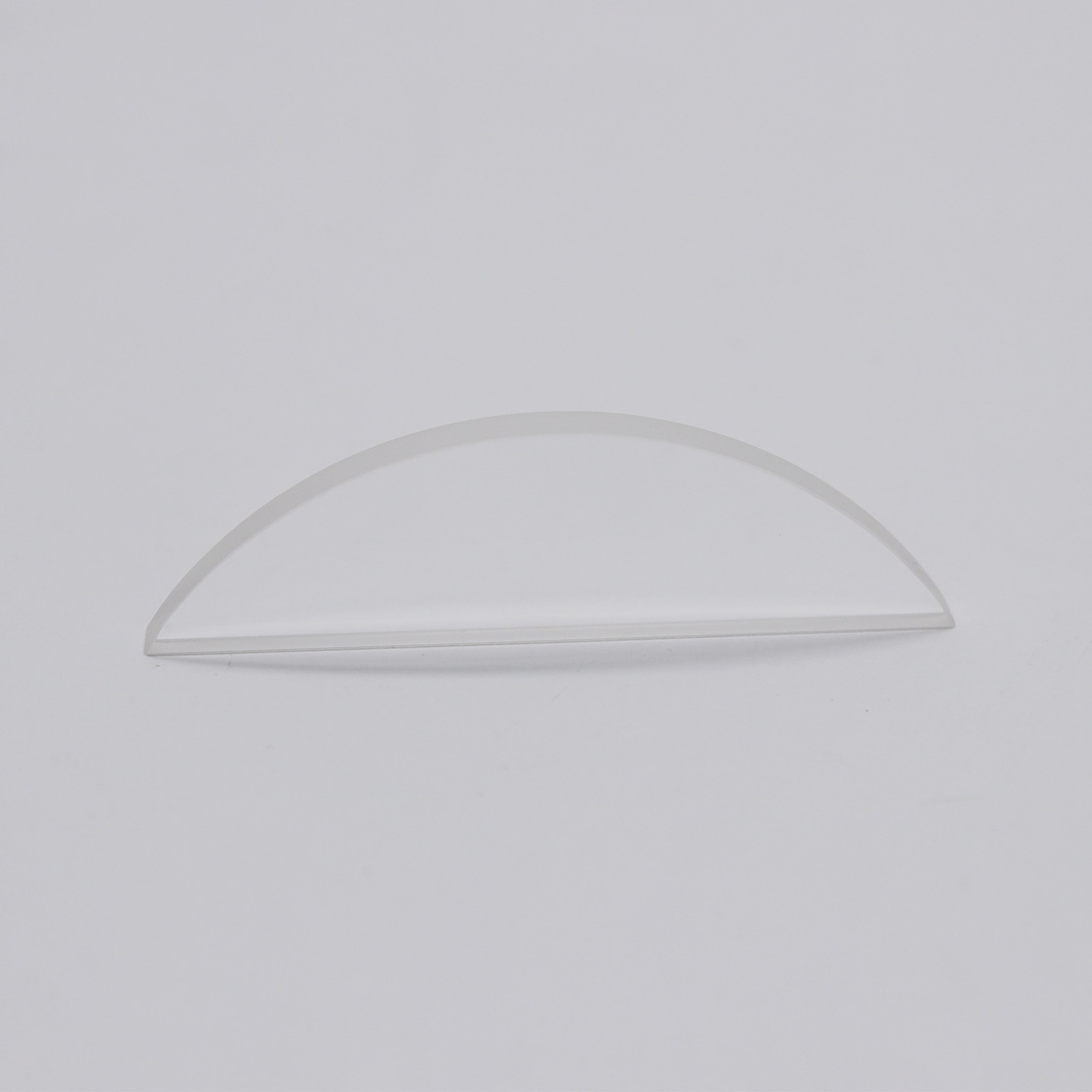 CaF2 arched optical window made of calcium fluoride for UV and infrared applications