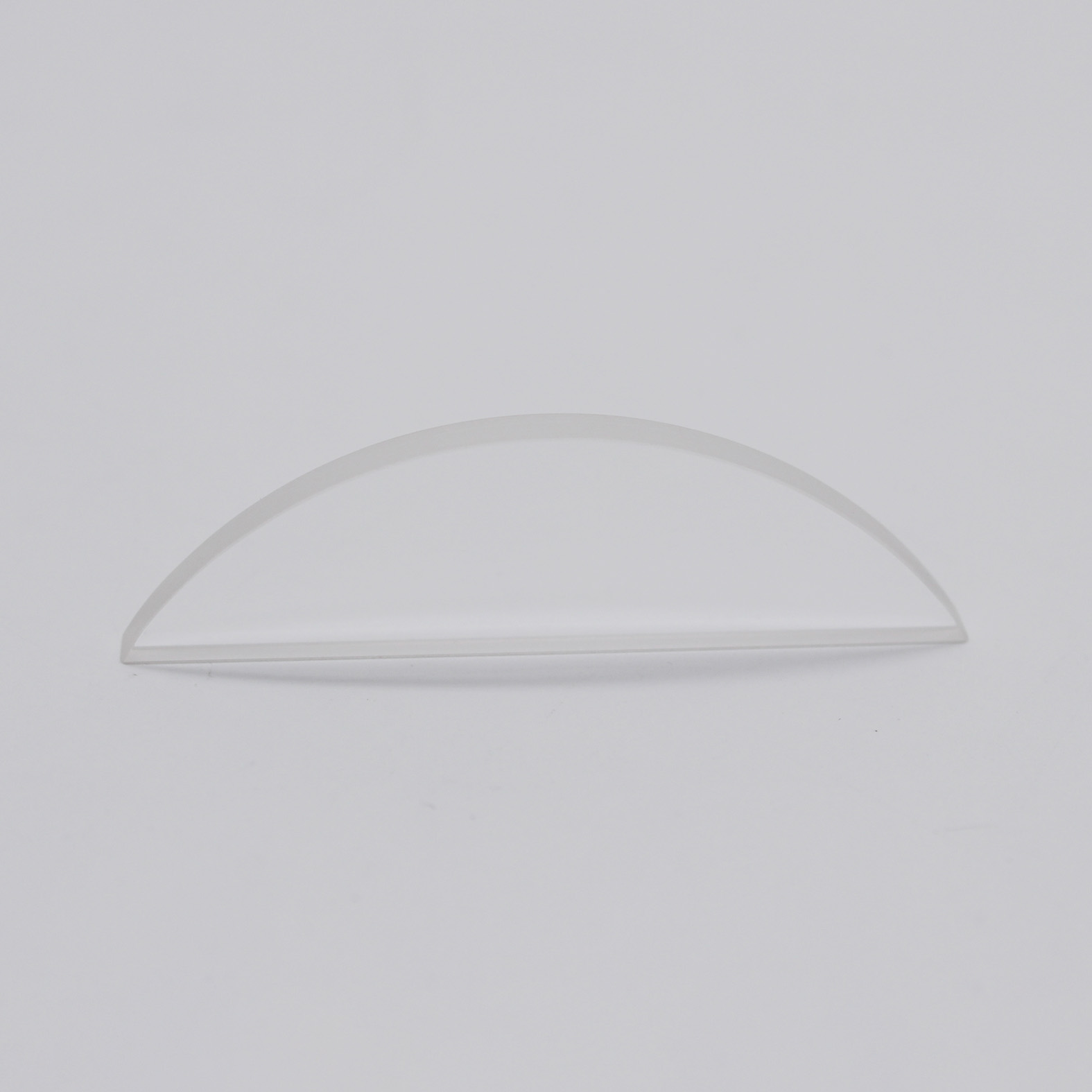 CaF2 arched optical window made of calcium fluoride for UV and infrared applications