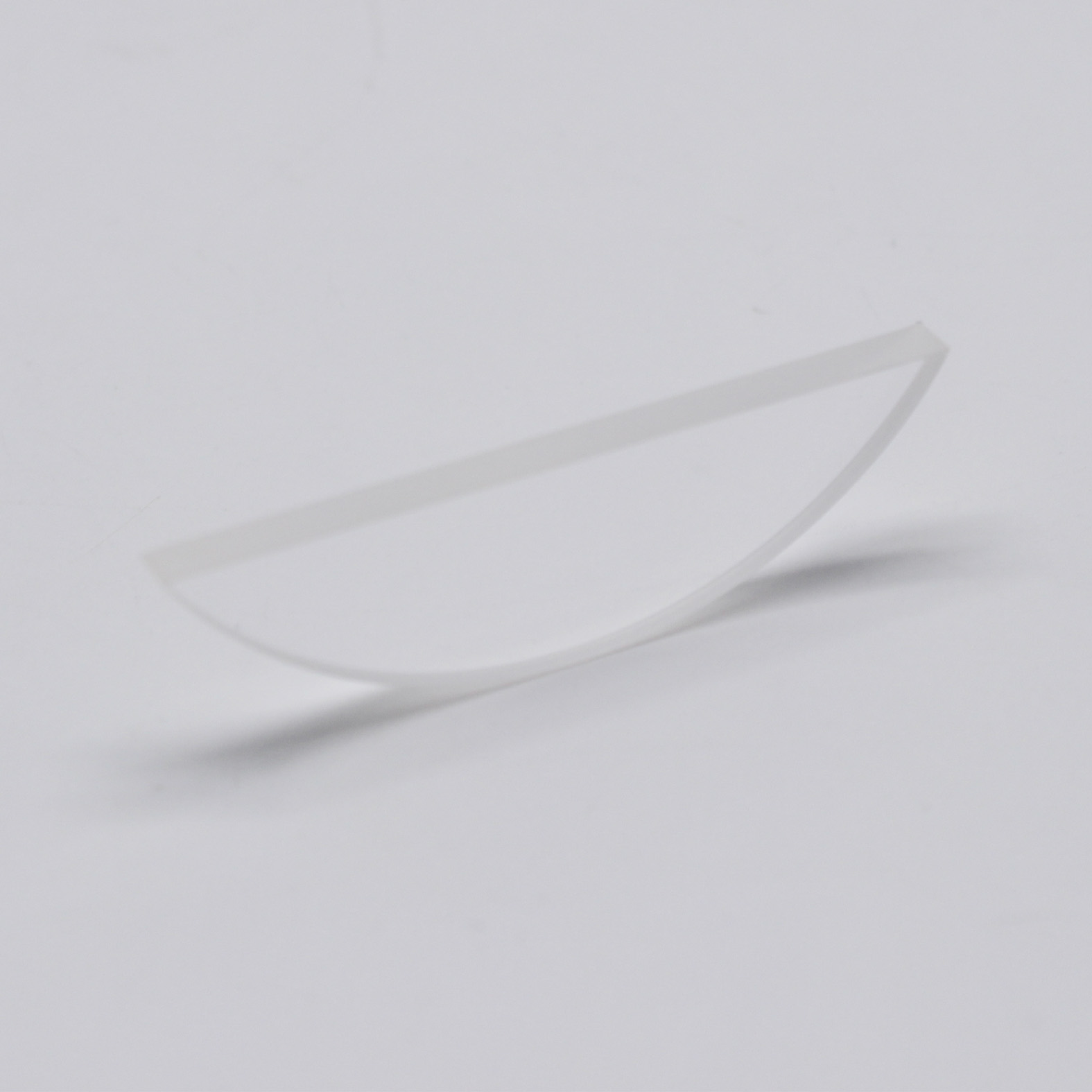 CaF2 arched optical window made of calcium fluoride for UV and infrared applications