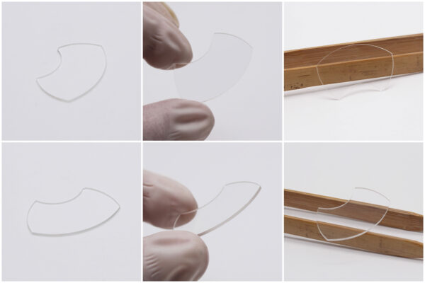 CaF2 special shaped optical window made of calcium fluoride for UV and infrared applications