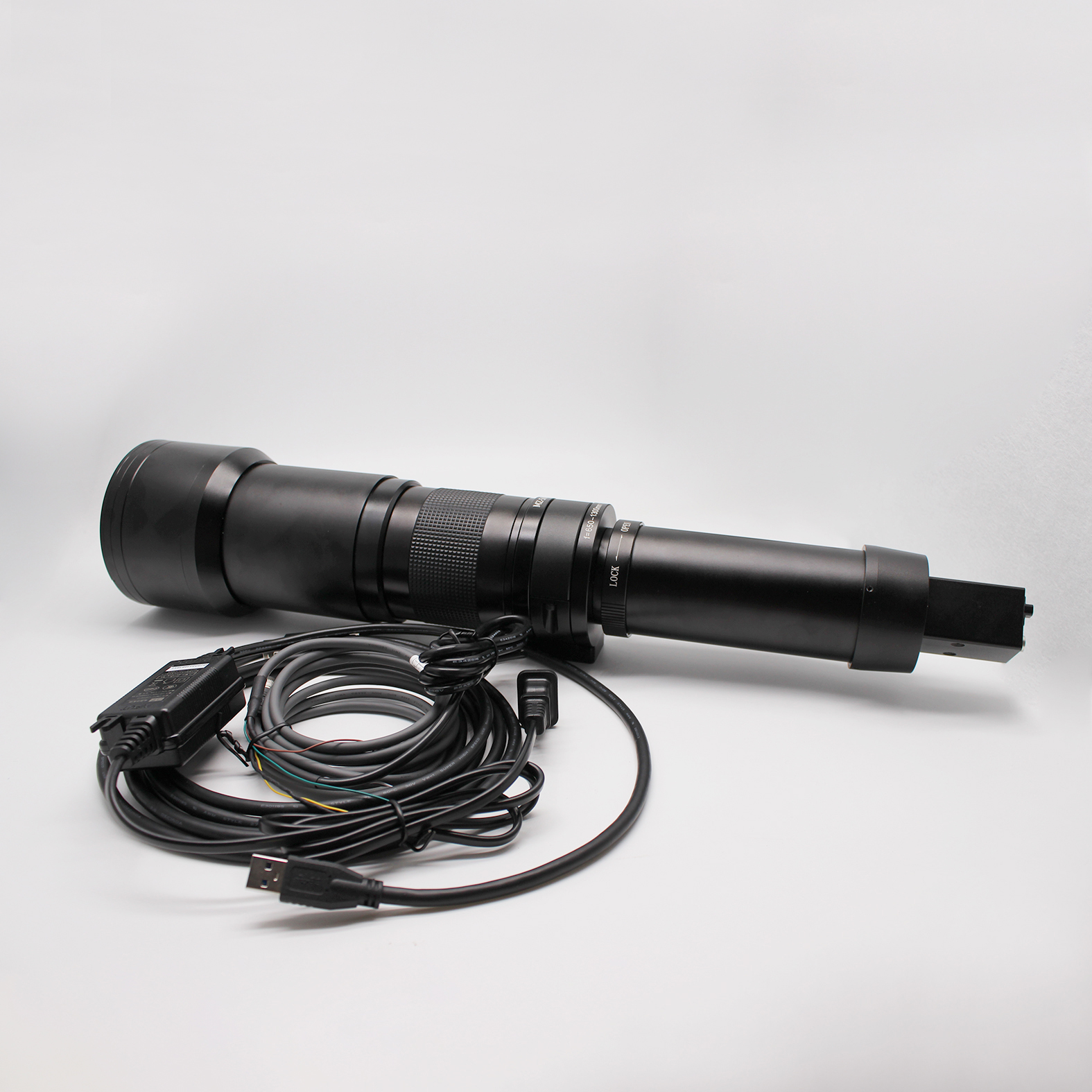 Zoom telephoto camera with 100X to 300X magnification and WIFI connection