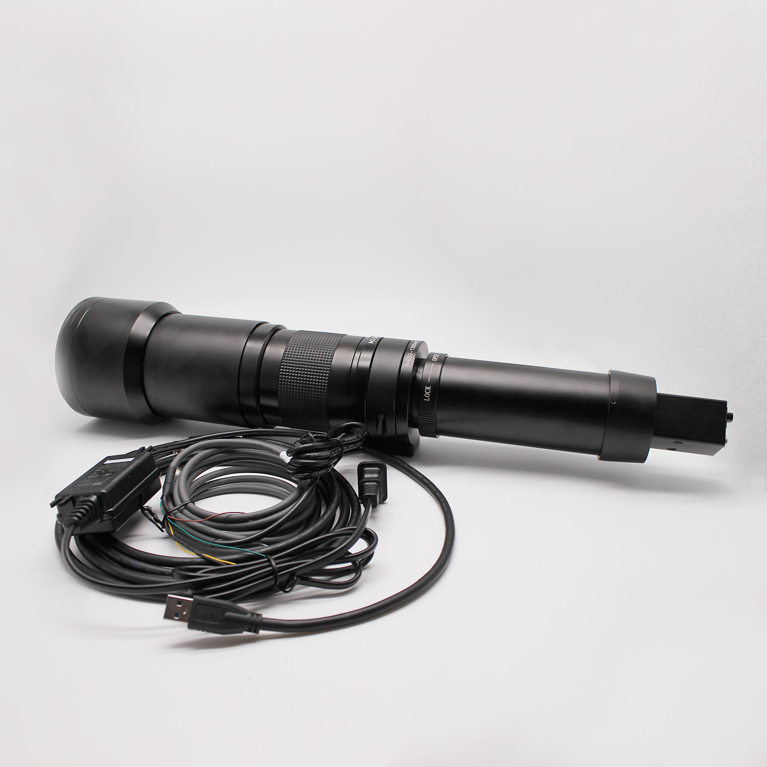 Zoom telephoto camera with 100X to 300X magnification and WIFI connection