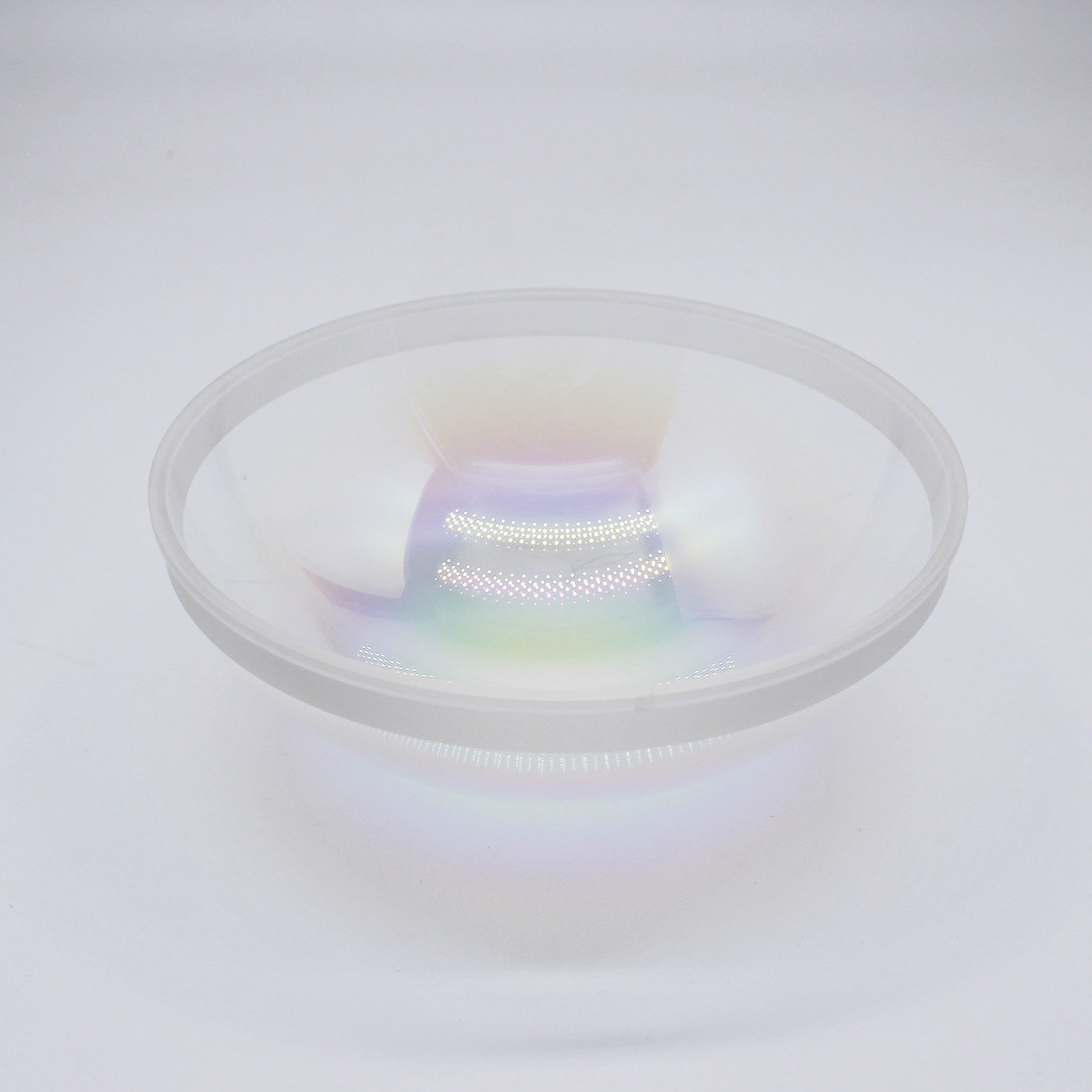 Precision coated dome lens for surveillance and industrial optical applications