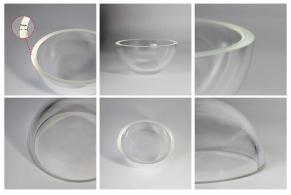 Optical DK9 optical glass dome for imaging and sensor protection systemsome Glass for Imaging Systems (6).