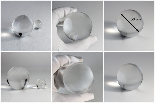 Precision glass ball lens for fiber optic and laser applications