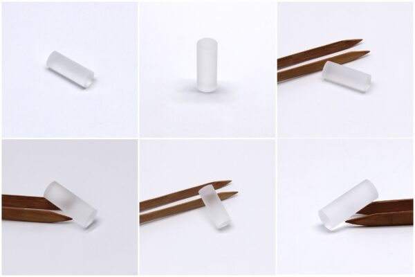 JGS fused silica rod lens with matte surface for optical imaging systems