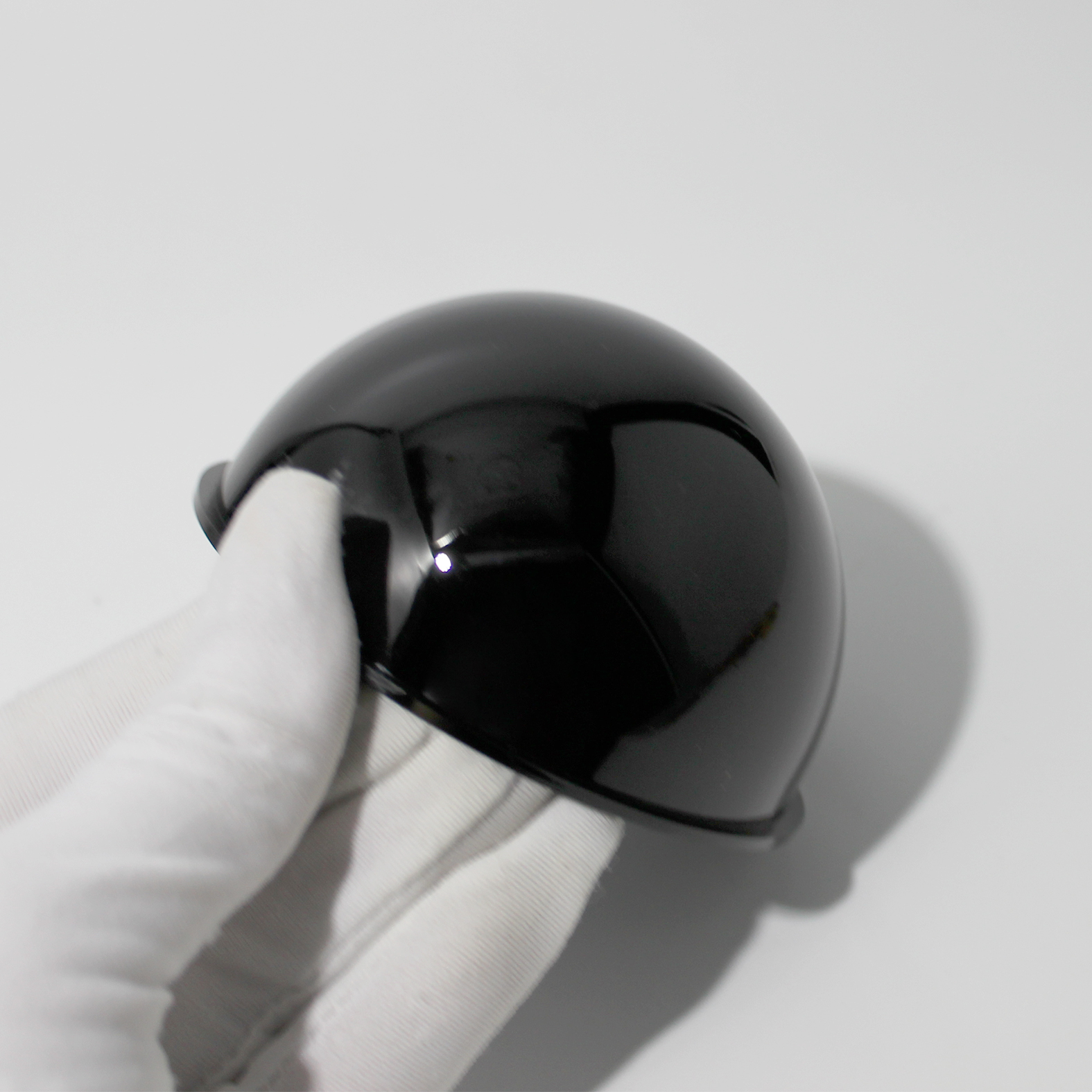 Transparent hardened PC optical dome for industrial camera protection
