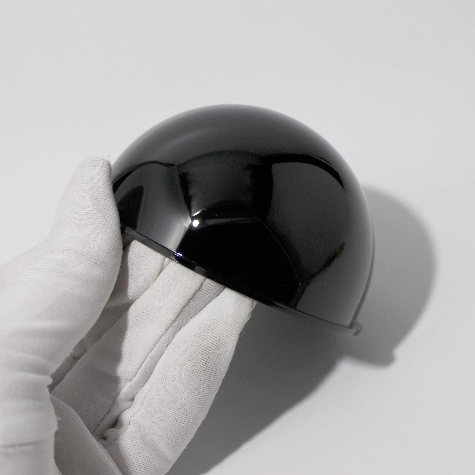 Transparent hardened PC optical dome for industrial camera protection