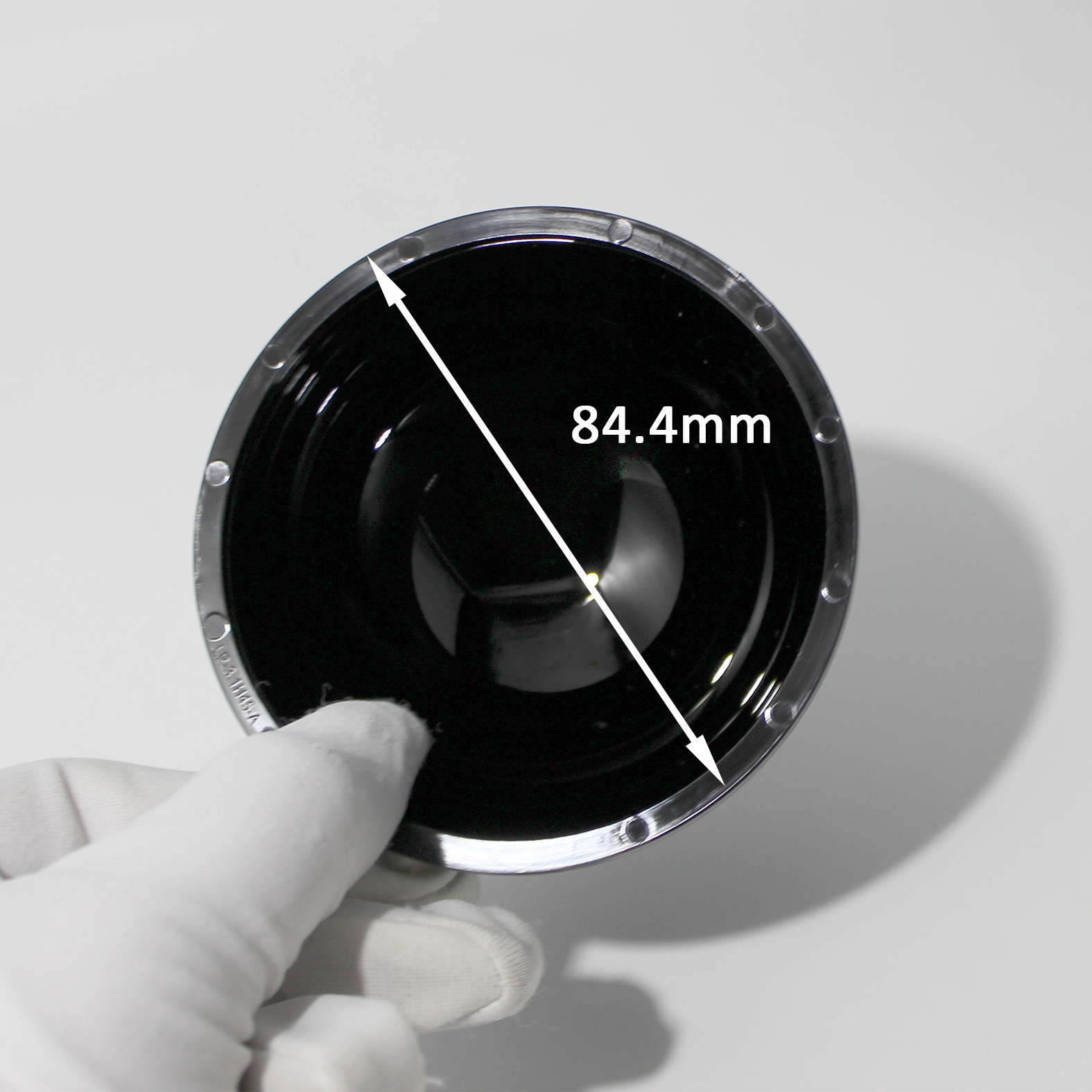Transparent hardened PC optical dome for industrial camera protection