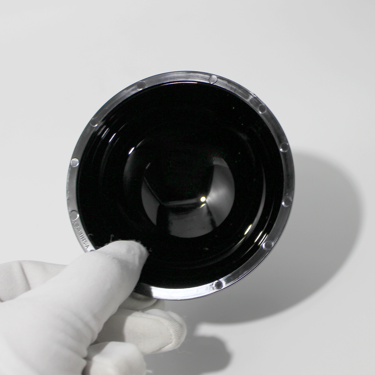 Transparent hardened PC optical dome for industrial camera protection