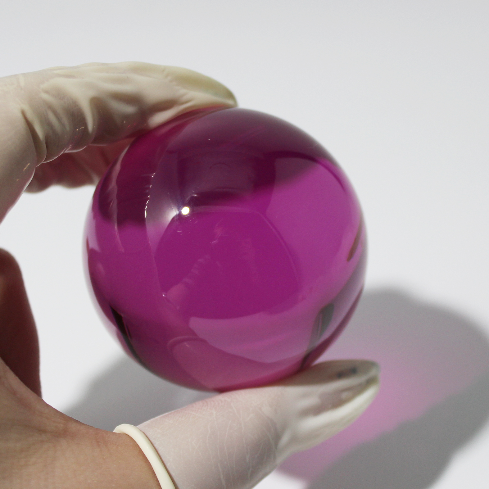65mm ruby glass ball lens for laser and optical applications