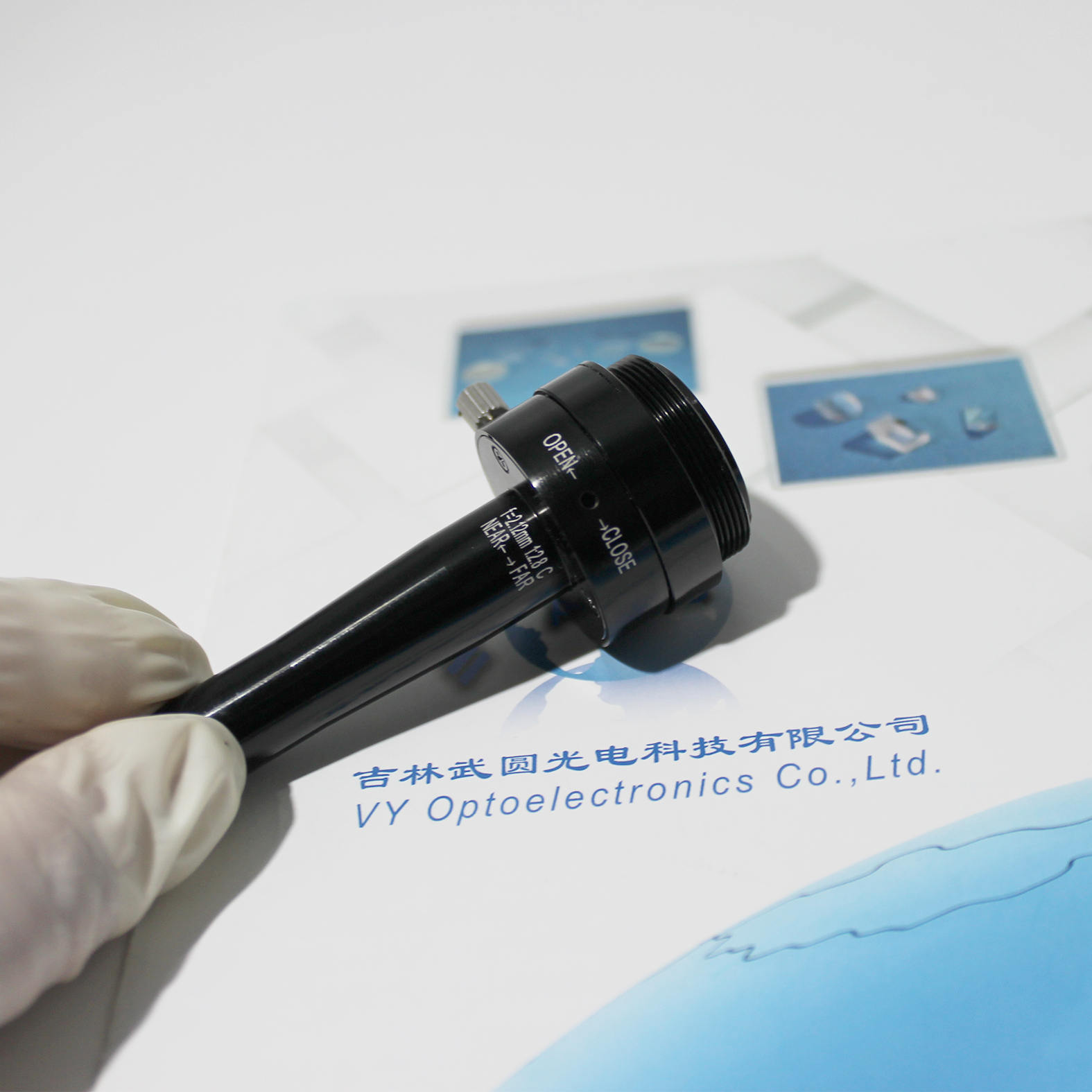 Optical inspection lens for internal diameter and tube inspection