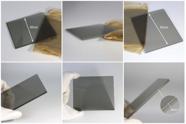 Optical glass polarizer for measurement and imaging equipment