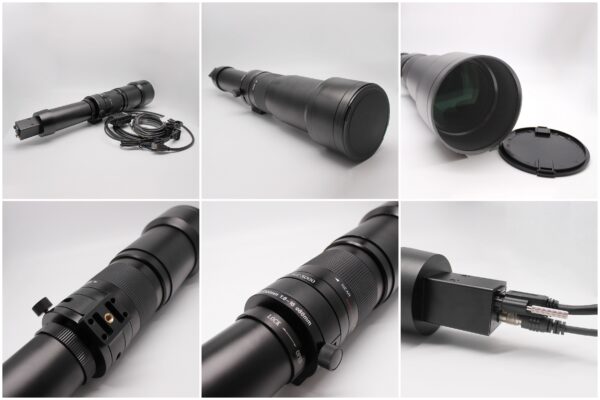 Zoom telephoto camera with high magnification optical zoom