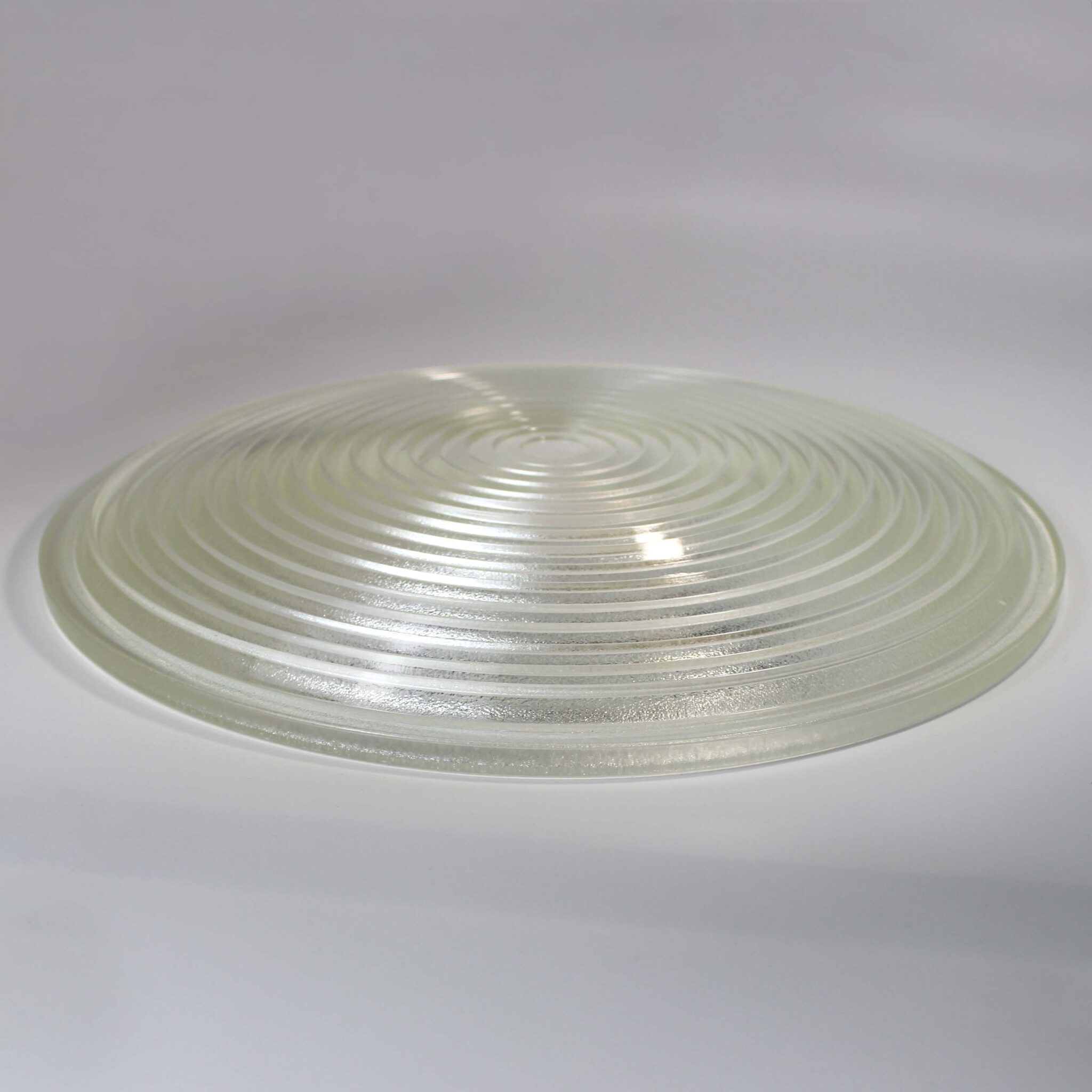 Glass Fresnel lens for optical light focusing applications